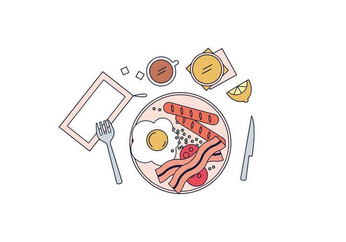 免费的膳食矢量