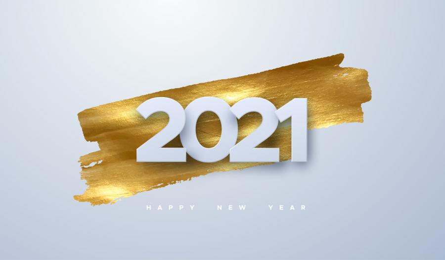 15款2021年新年数字矢量素材打包下载