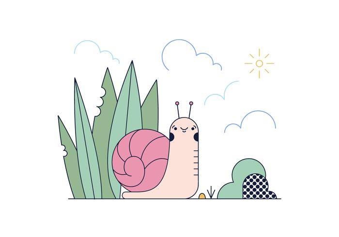 免费蜗牛矢量