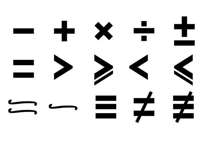 数学符号矢量