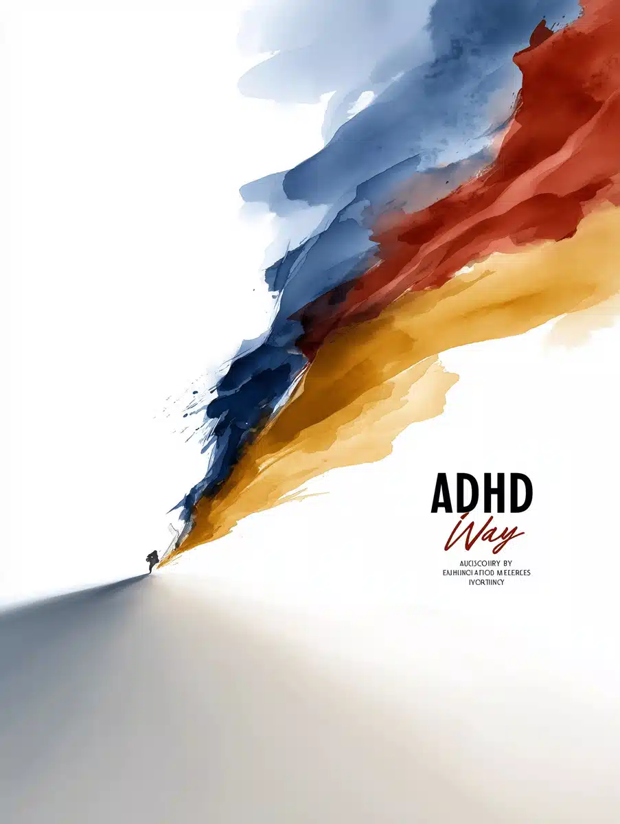 Bold Abstract ADHD Cover Midjourney提示词