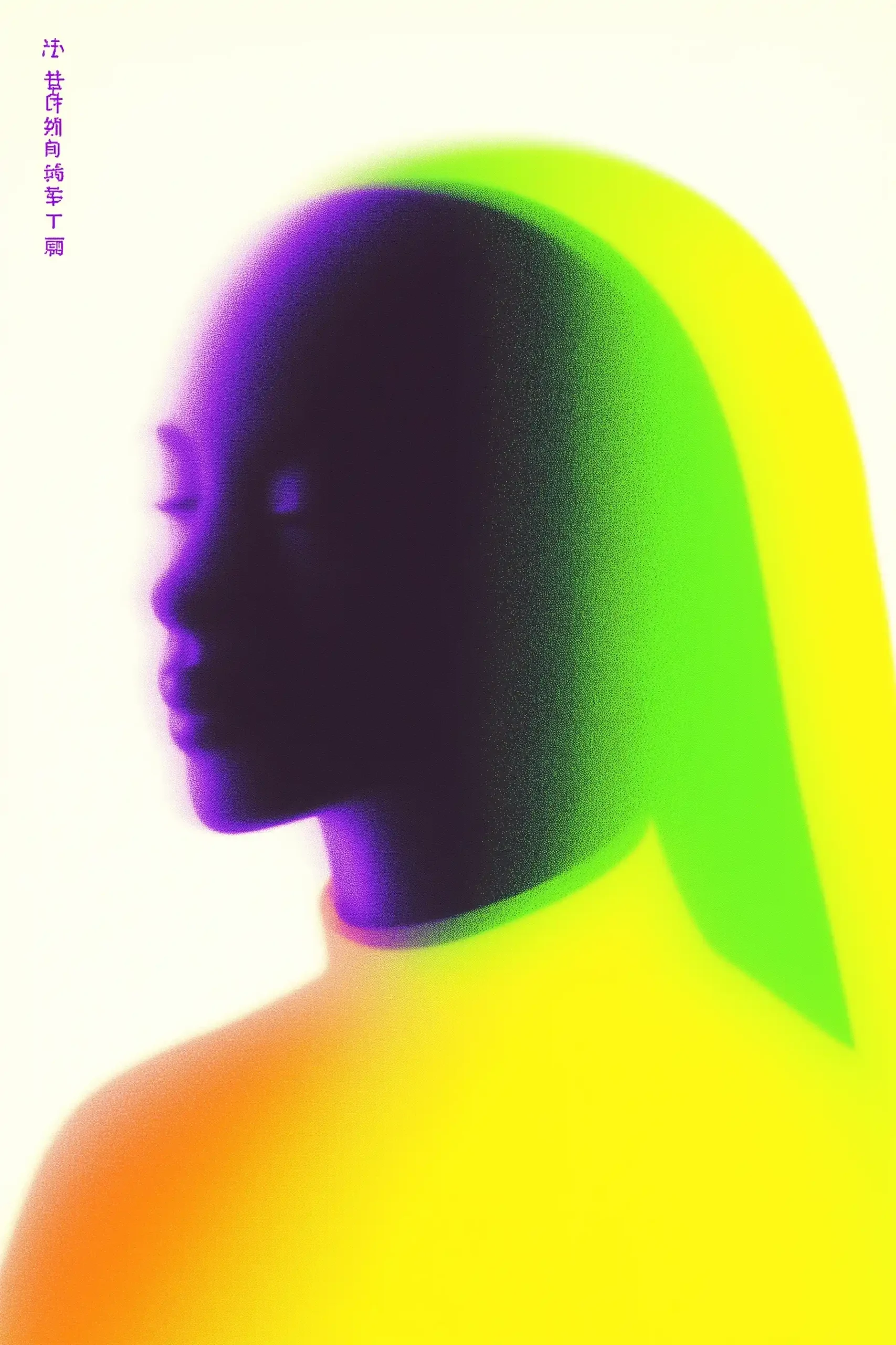 Bold Horror Poster Afro Nun Midjourney提示词