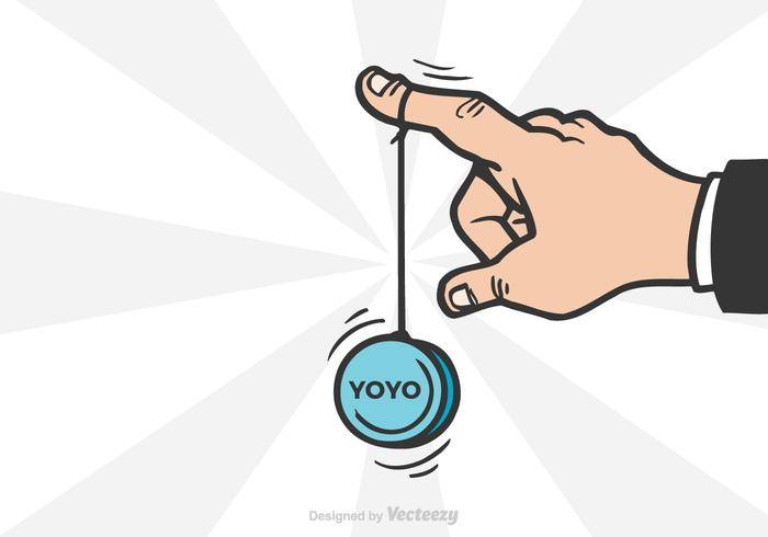 免费Yoyo手矢量图