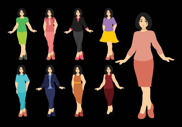 女人矢量