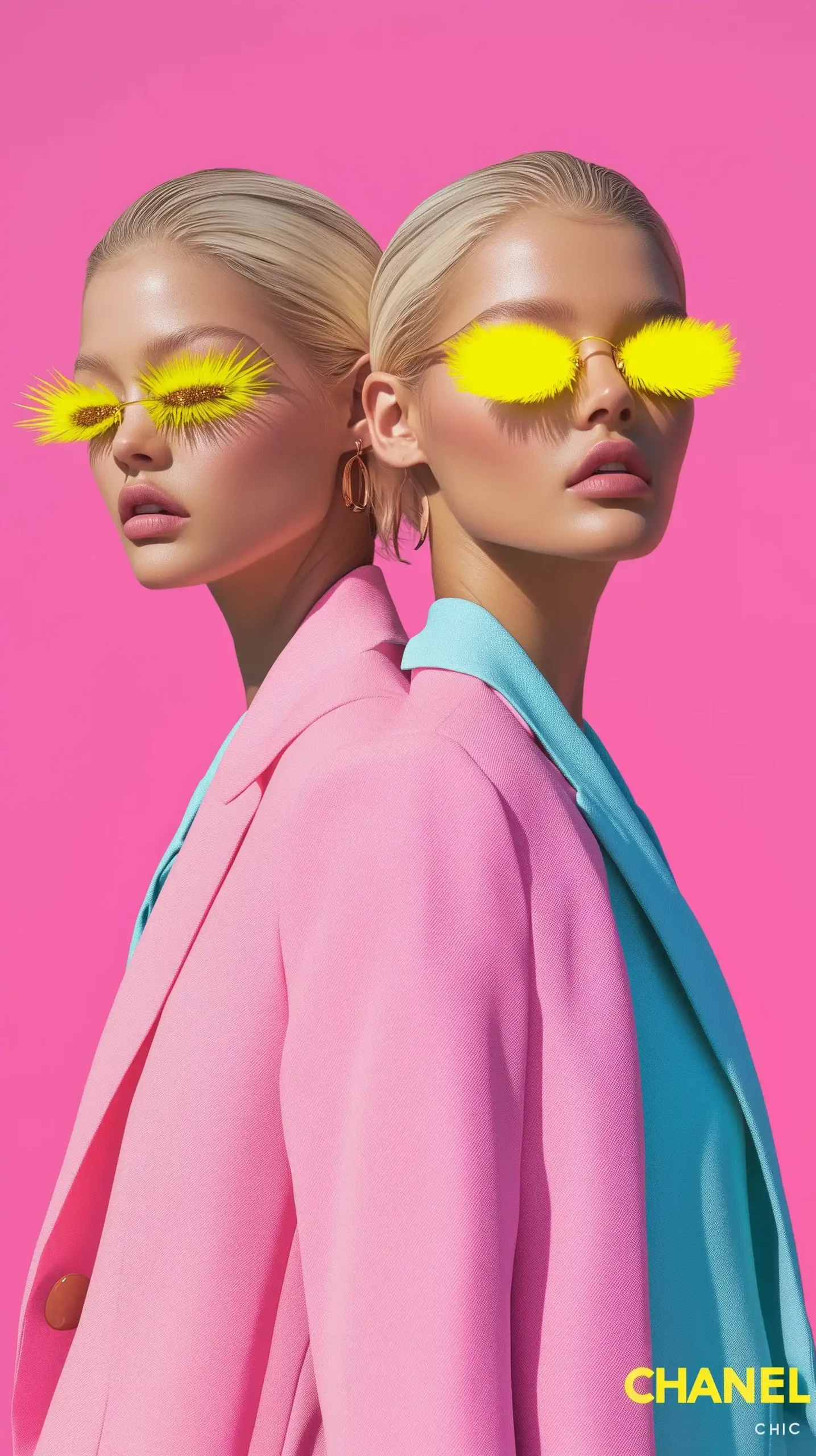 Hyper-Realistic Fashion Cover Midjourney提示词