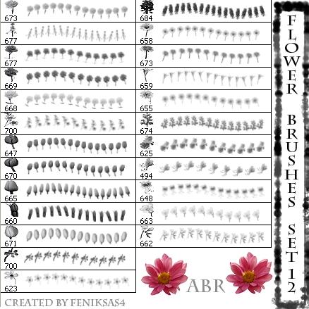 漂亮花朵PS笔刷集&nbsp;（2）&nbsp;