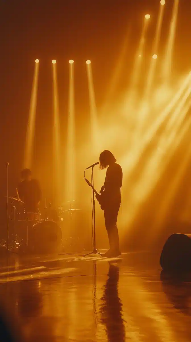 Cinematic Band in Spotlight Midjourney提示词