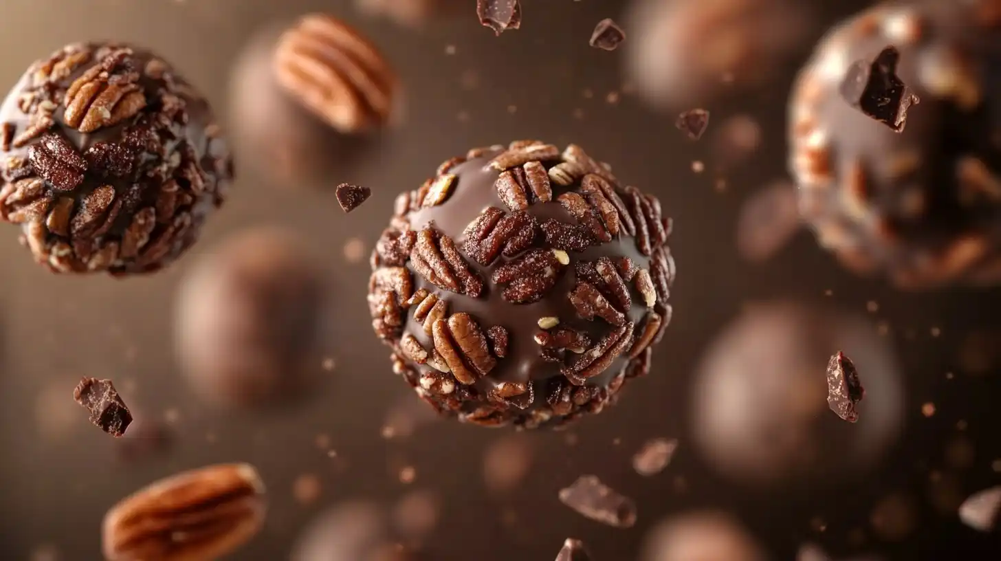 Floating Pecan Balls Portraits Midjourney提示词