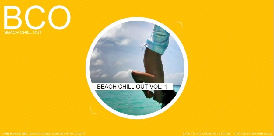 Circular Discography Template 图片图形切换HTML5