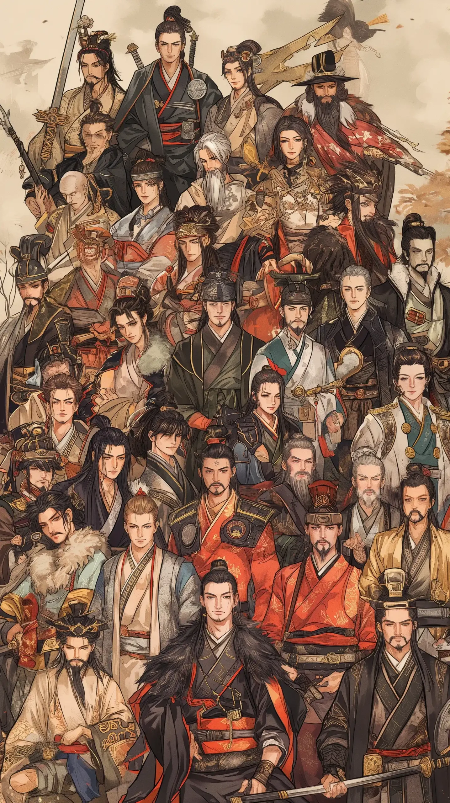 One Piece Dynasty Ensemble Midjourney提示词