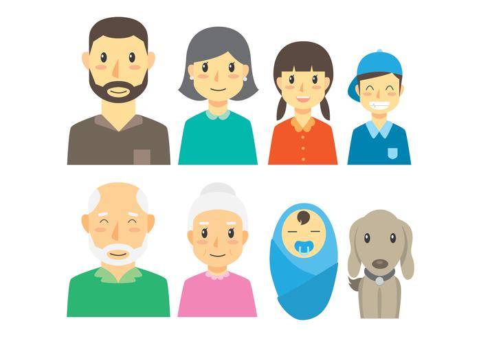 Familia图标的可爱组