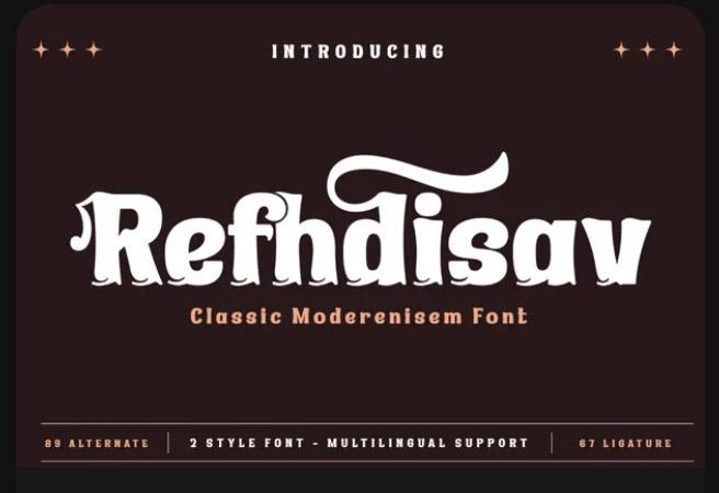 Refhdisav Serif Classic Modernism