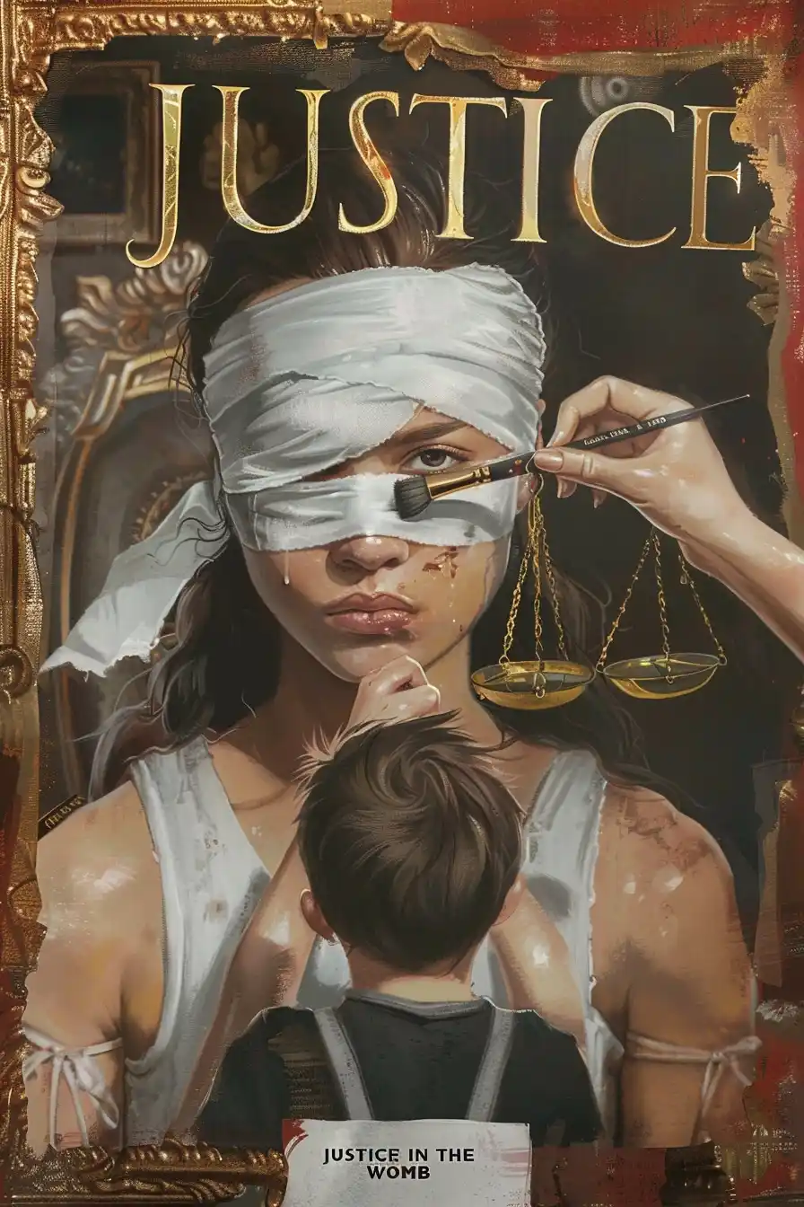 Bandaged Justice Scales Midjourney提示词