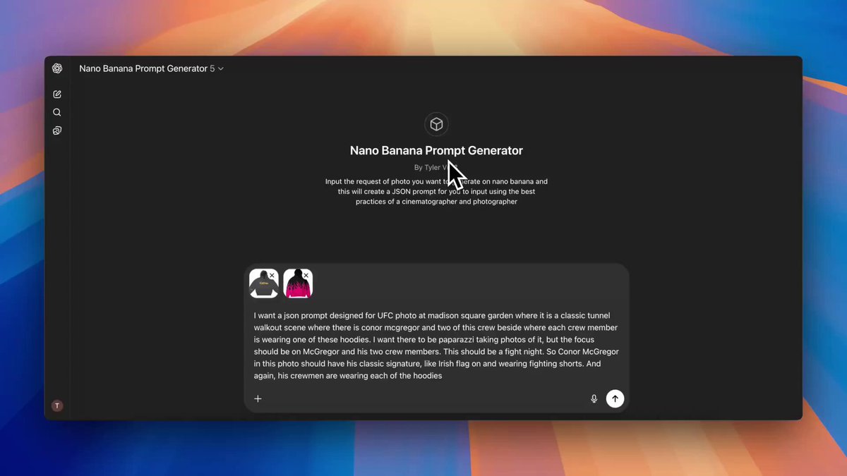 Nano Banana AI Prompt Generator for Cinematic UFC Photos Nano Banana提示词