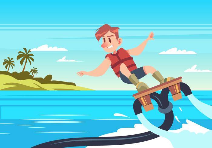 最酷Flyboard水射流矢量