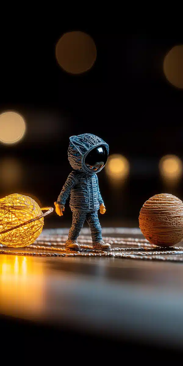Alien Diorama in Nebula Midjourney提示词