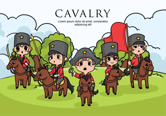 骑兵矢量图