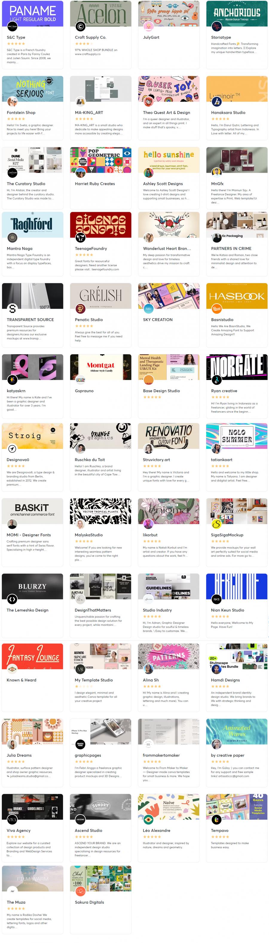 2024年的4月creativemarket.com网站分享价值高达 1000 美元的素材资源打包下载