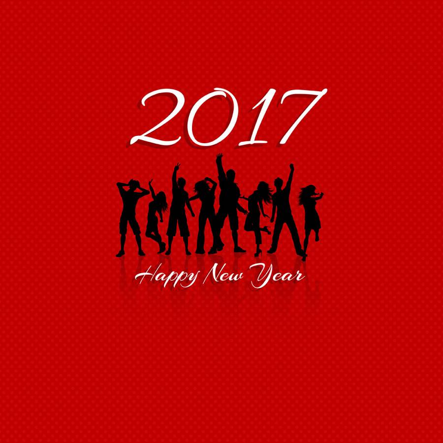 新年快乐党背景