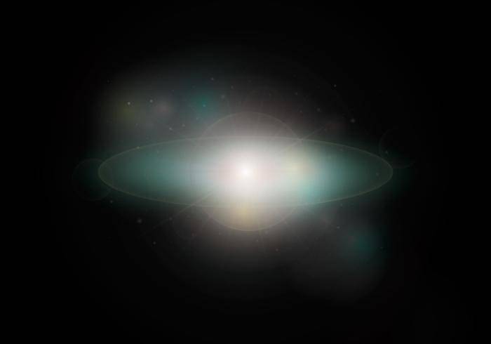 绿色超新星和外层空间背景