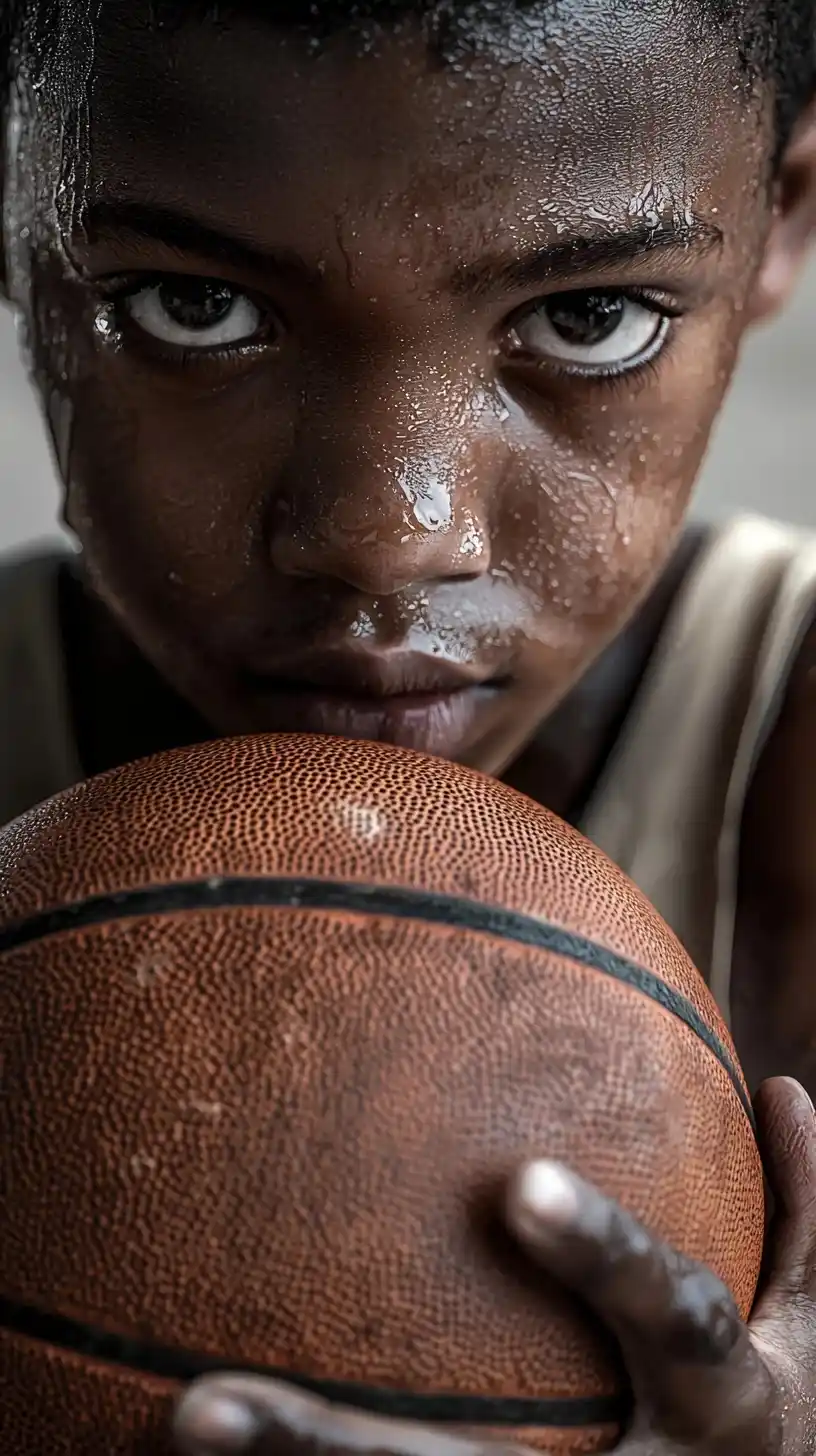 Hyper-Realistic Basketball Grip Midjourney提示词