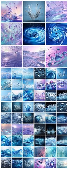 60款水流水滴背景JPG格式20231217