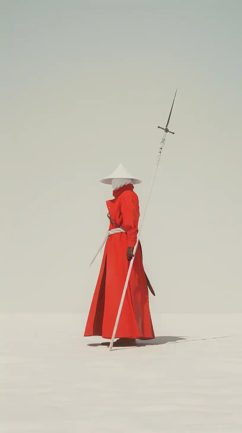 Raw Red Mage Portrait Midjourney提示词