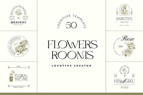 Flowers Room Logo Creator