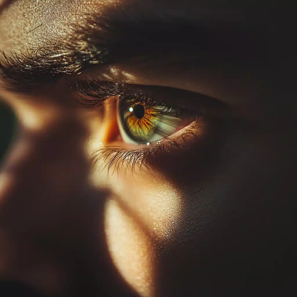 Backlit Eye of Youtuber Midjourney提示词