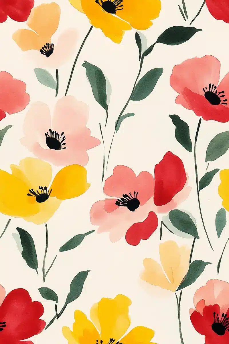 Dufy-Style Floral Composition Midjourney提示词