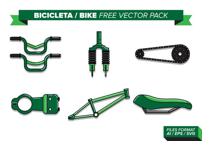 Bicicleta自行车免费矢量包