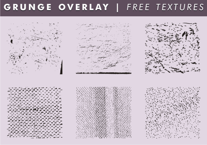 垃圾叠加＆amp;纹理免费矢量