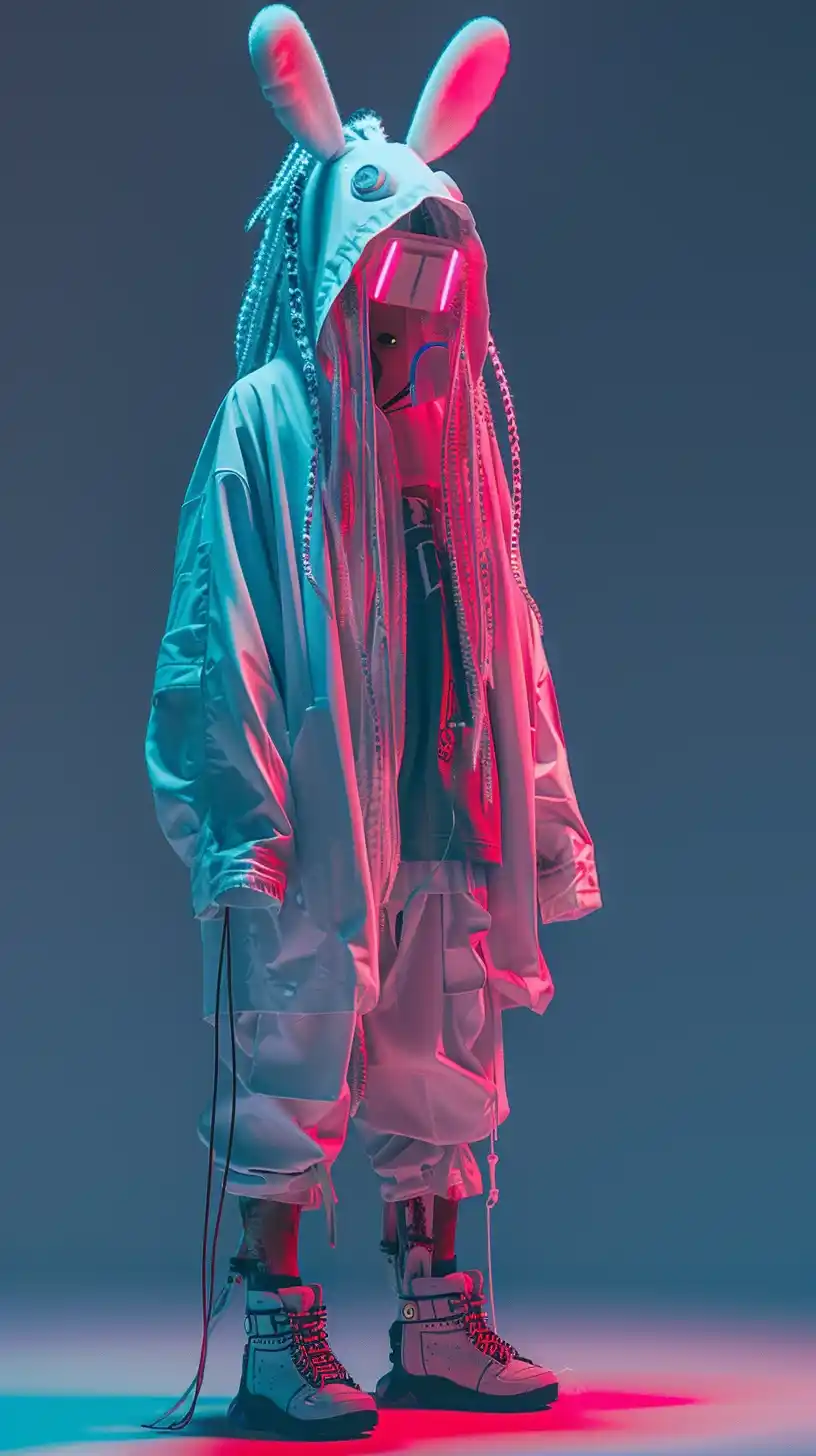Futuristic Easter Couture Streetwear Midjourney 提示词生成效果