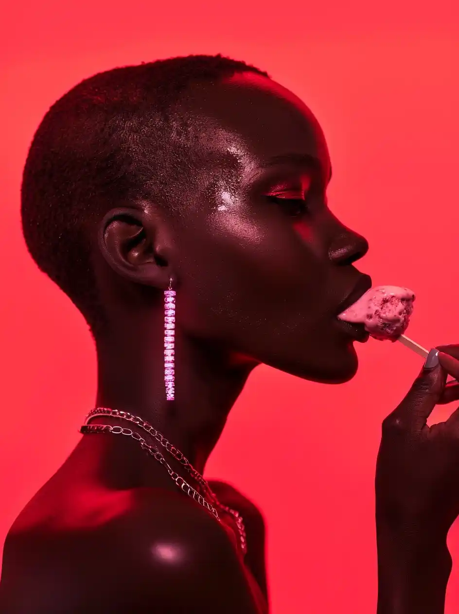 Cinematic African Fashion Shoot Midjourney提示词