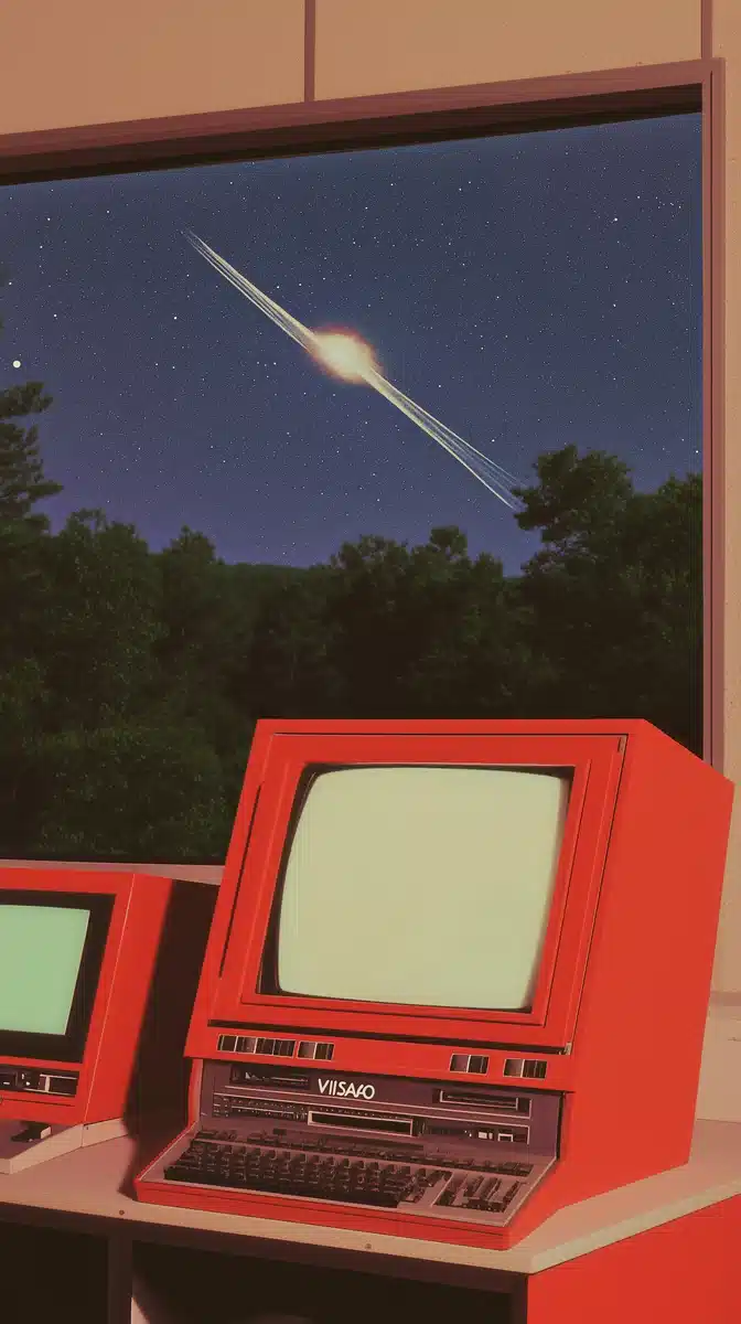 Retro Space Station Aesthetic Midjourney提示词