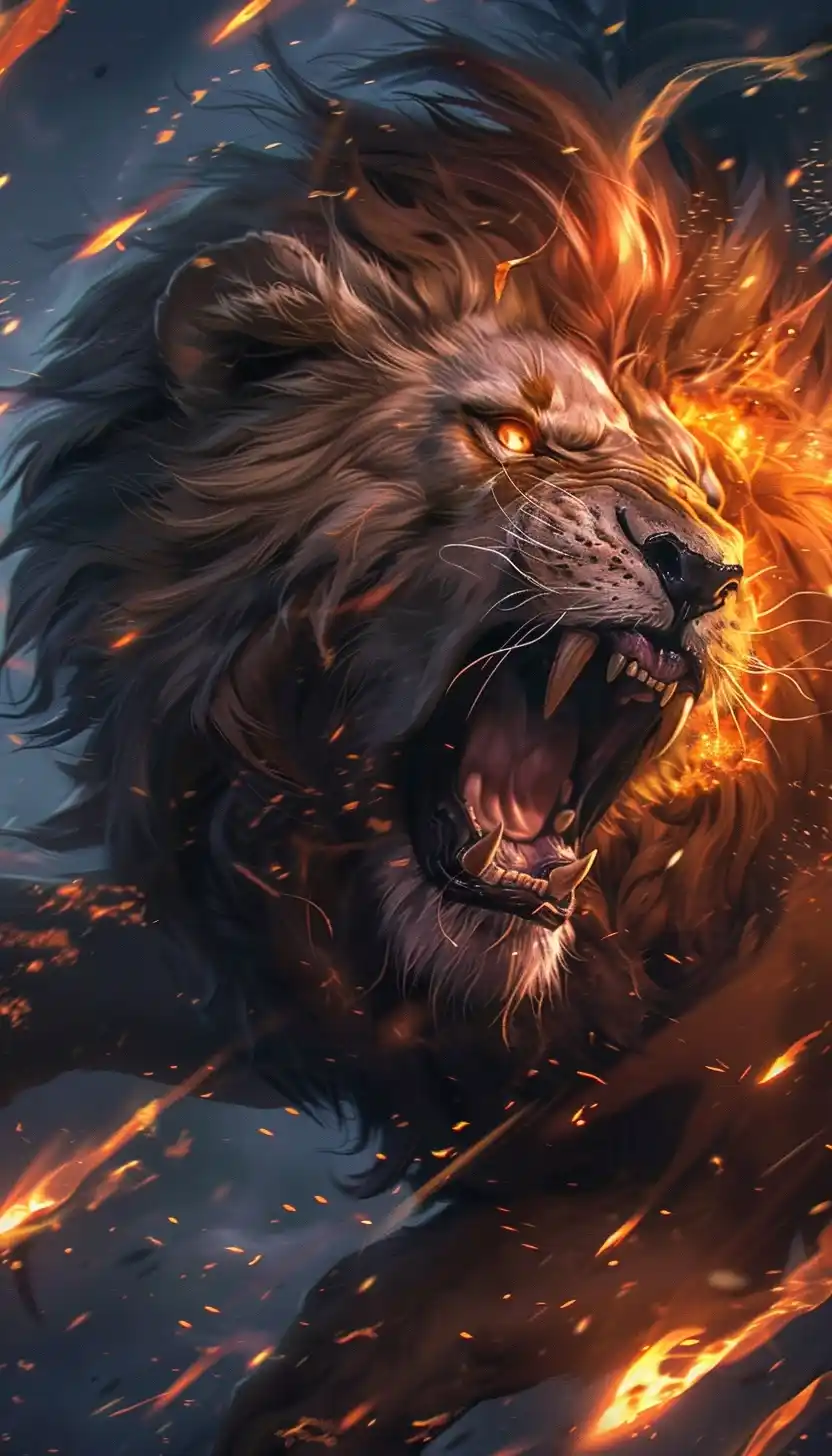 Fantasy Lion Artgerm Style Midjourney提示词