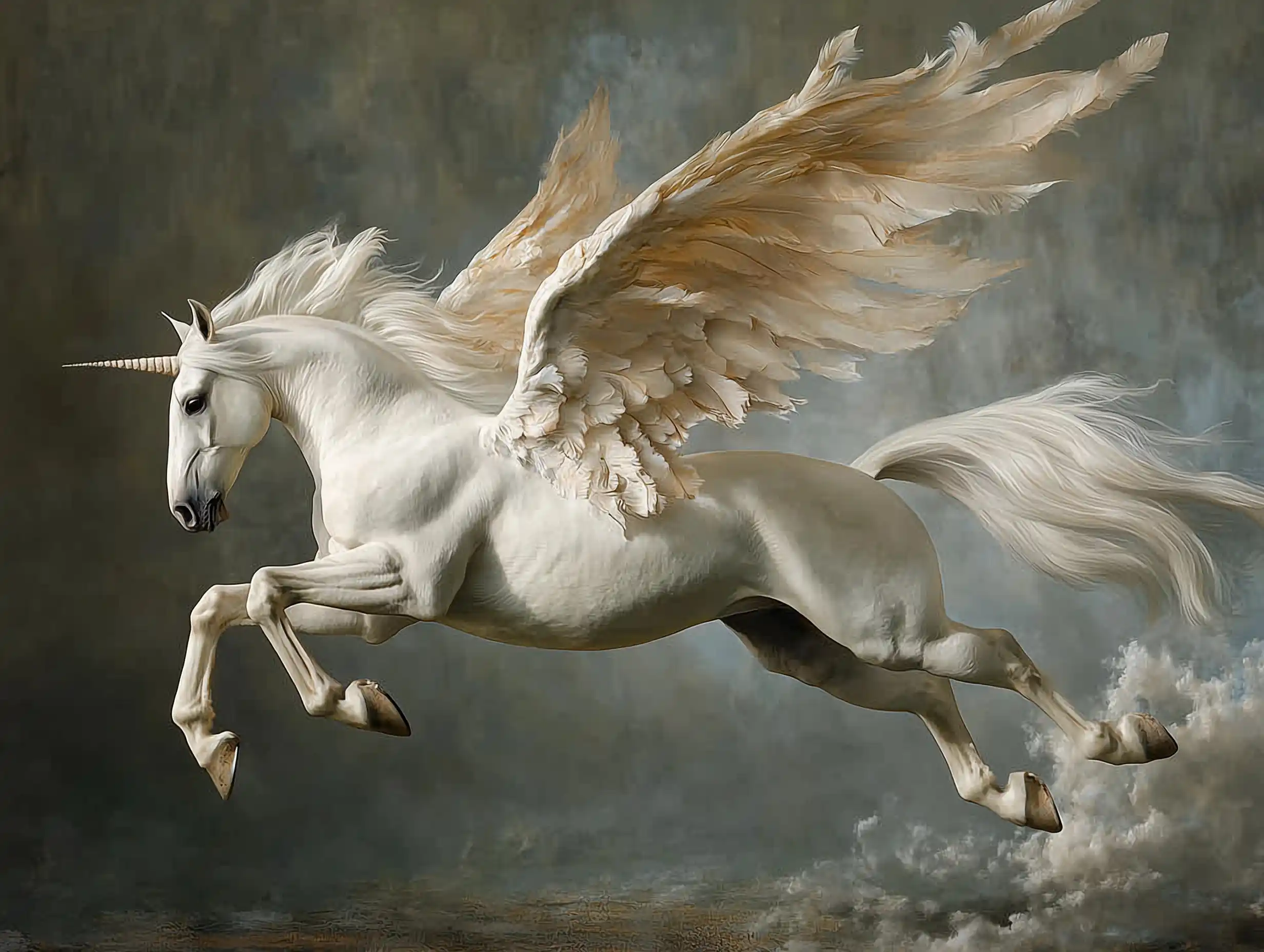 Photo Realistic Pegasus Leap Midjourney提示词