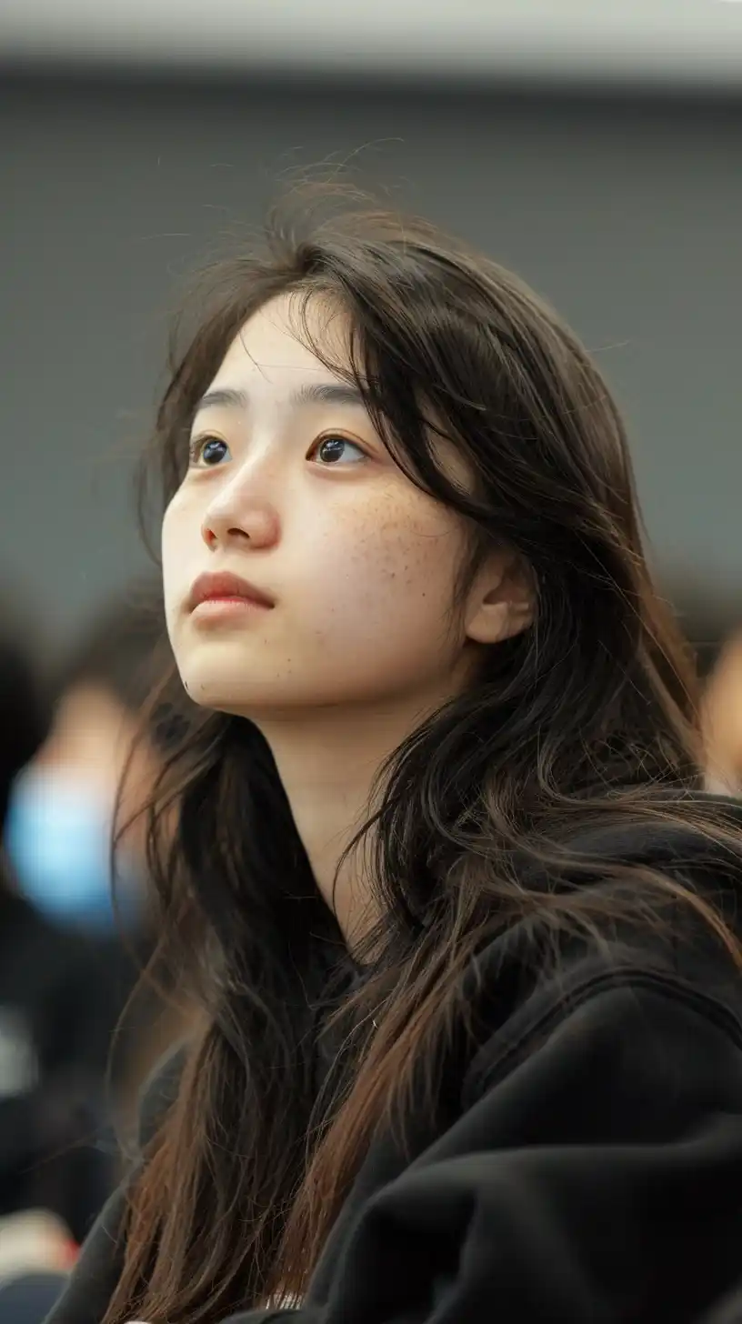 Korean Student Lecture EOS Midjourney提示词