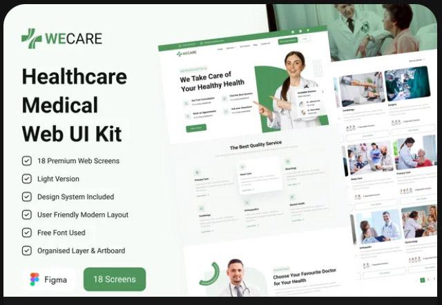 Healthcare Medical Web UI Kit