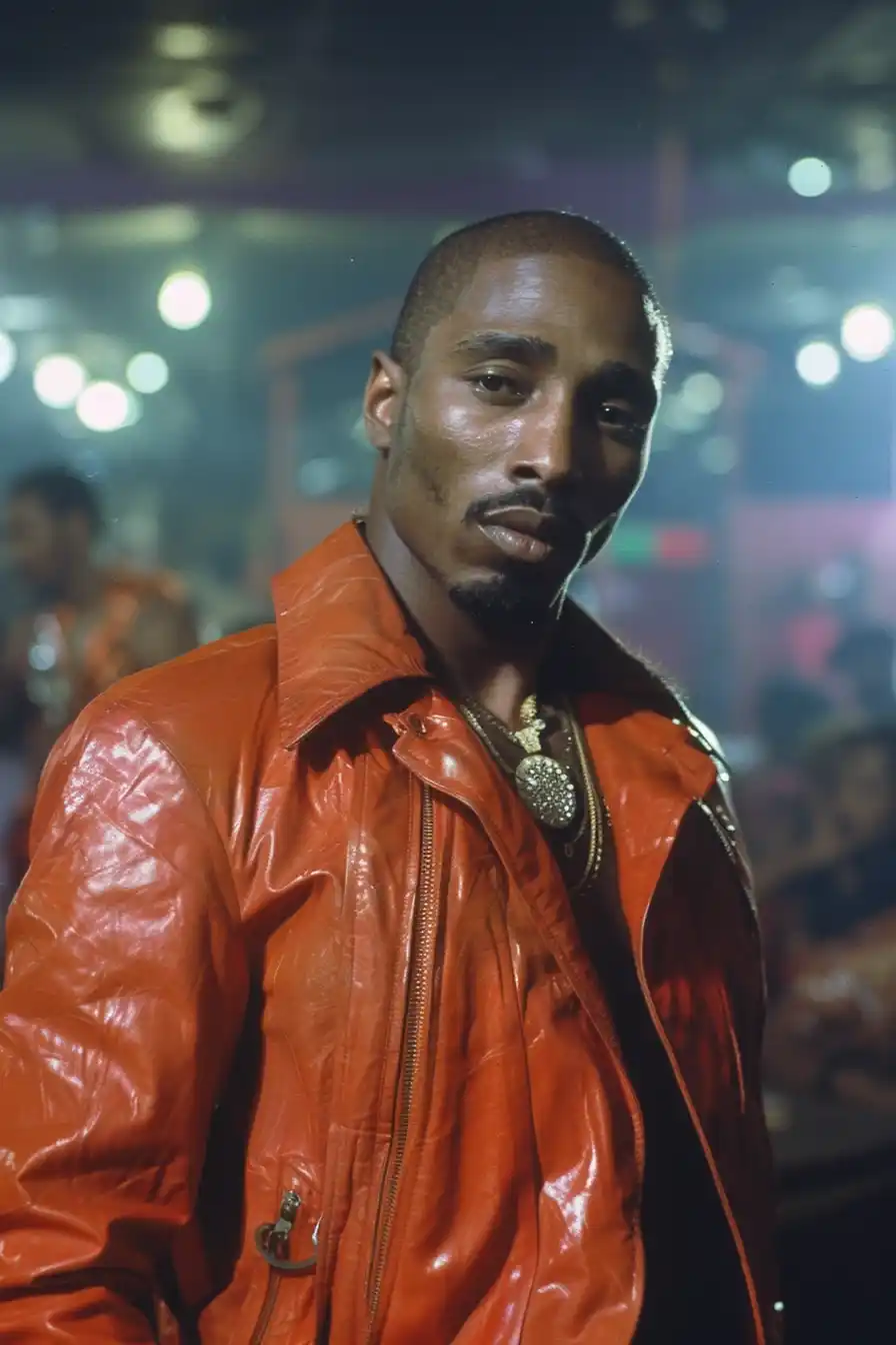 Raw Tupac in Disco Midjourney提示词