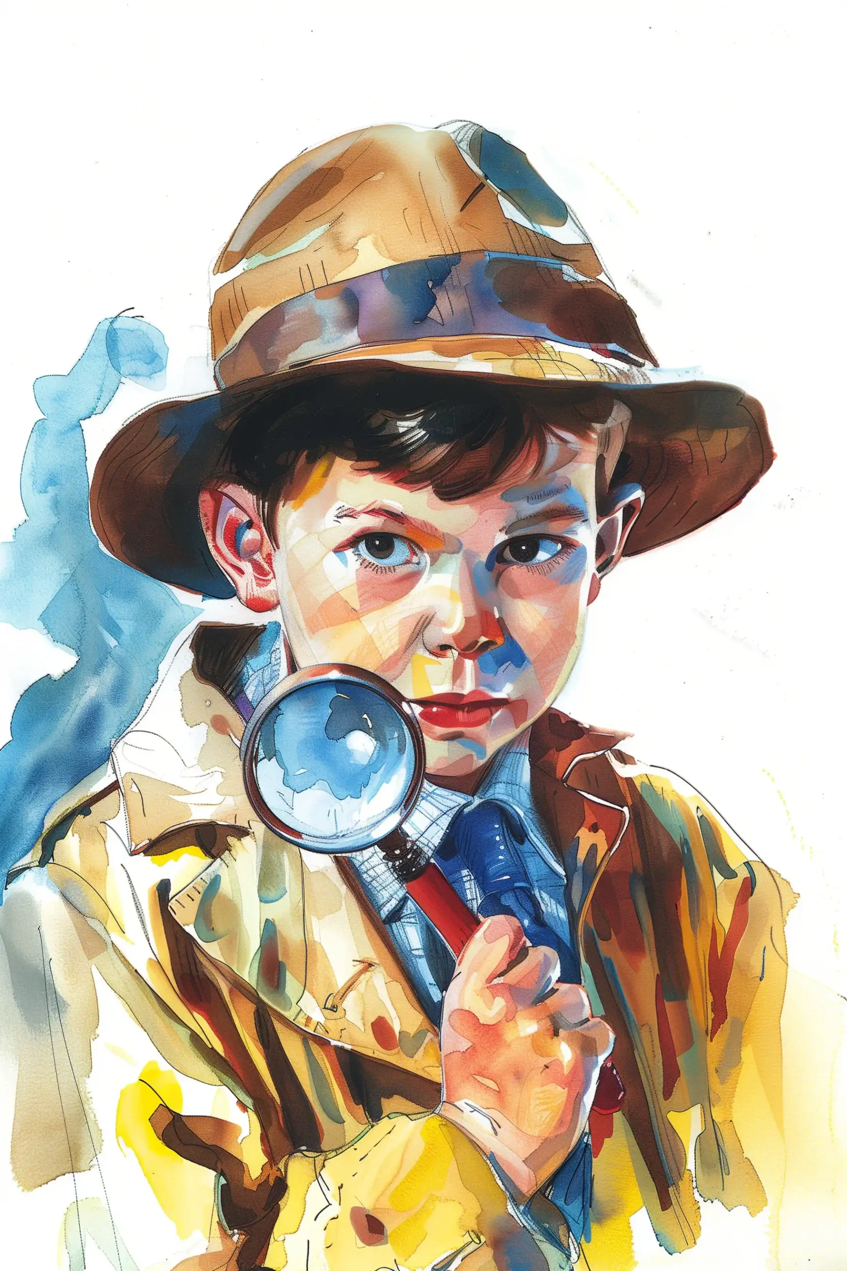 Vintage Detective in Color Midjourney 提示词生成效果