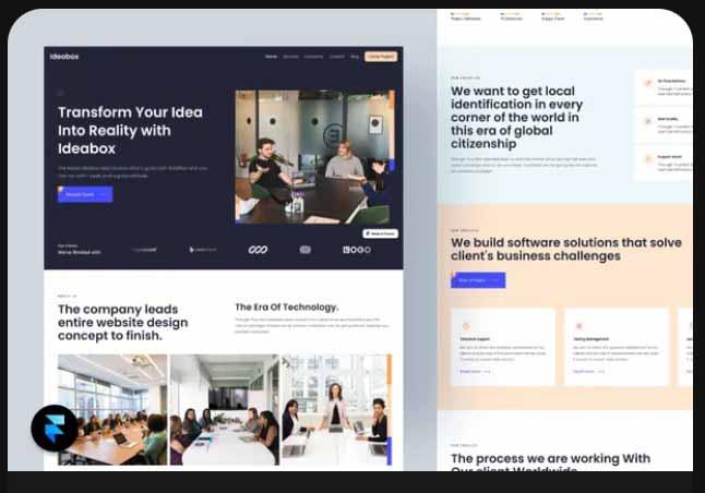 Ideabox - Website Template for Framer