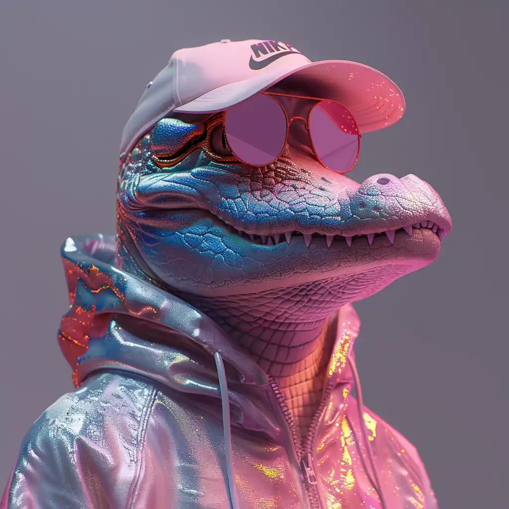 3D Witchpunk Croc Boss Midjourney提示词