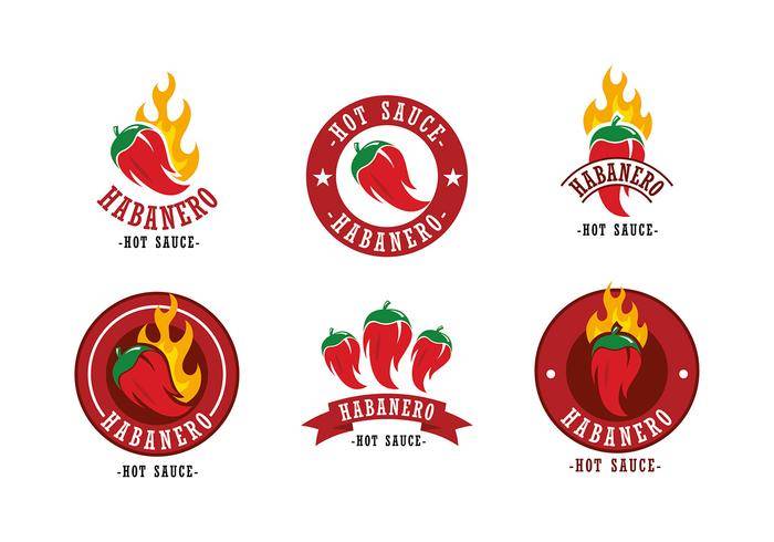 Habanero标志免费矢量
