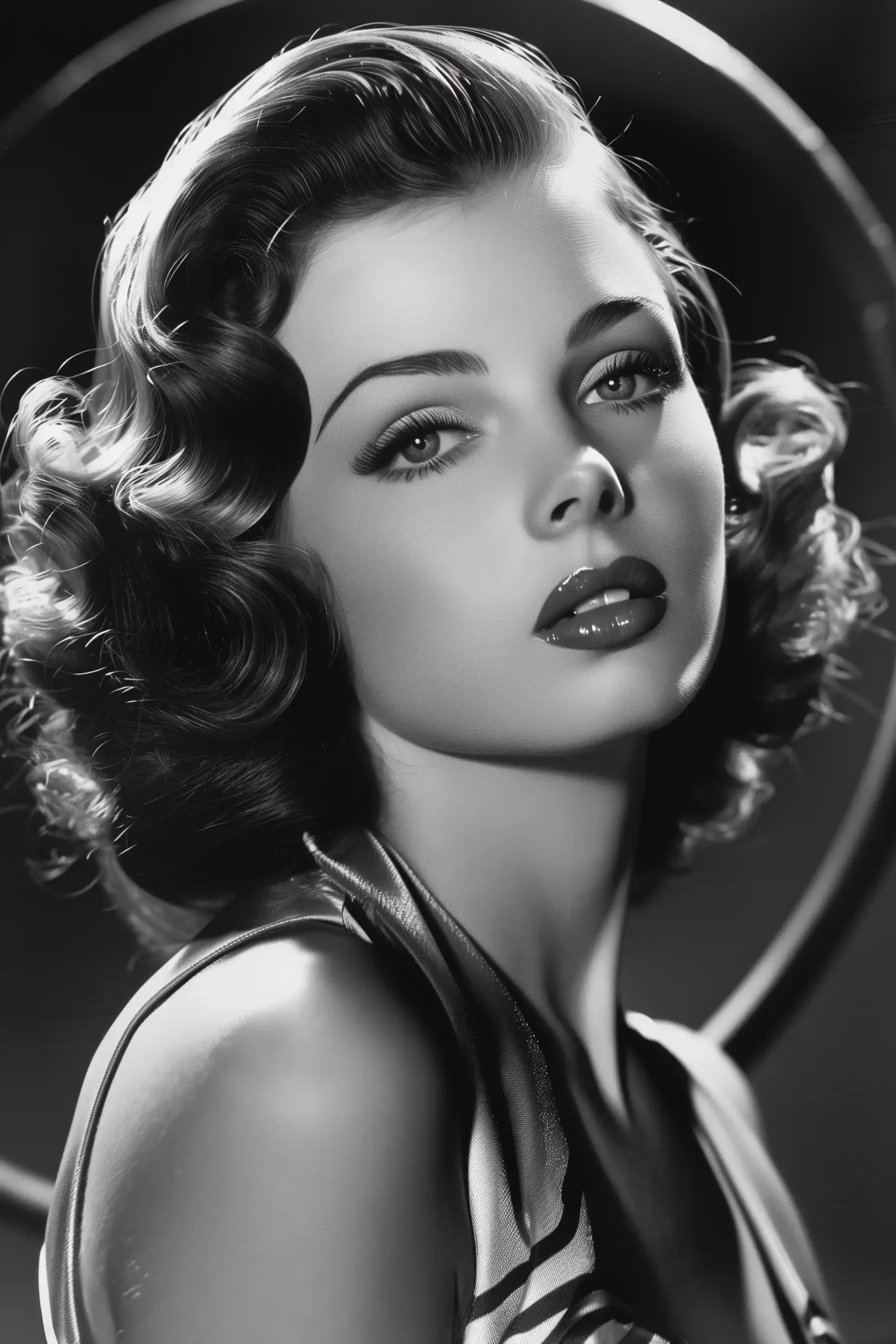 1940s Women in Raw Style Midjourney提示词