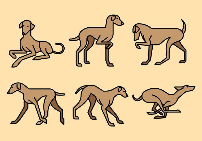 Whippet矢量图标