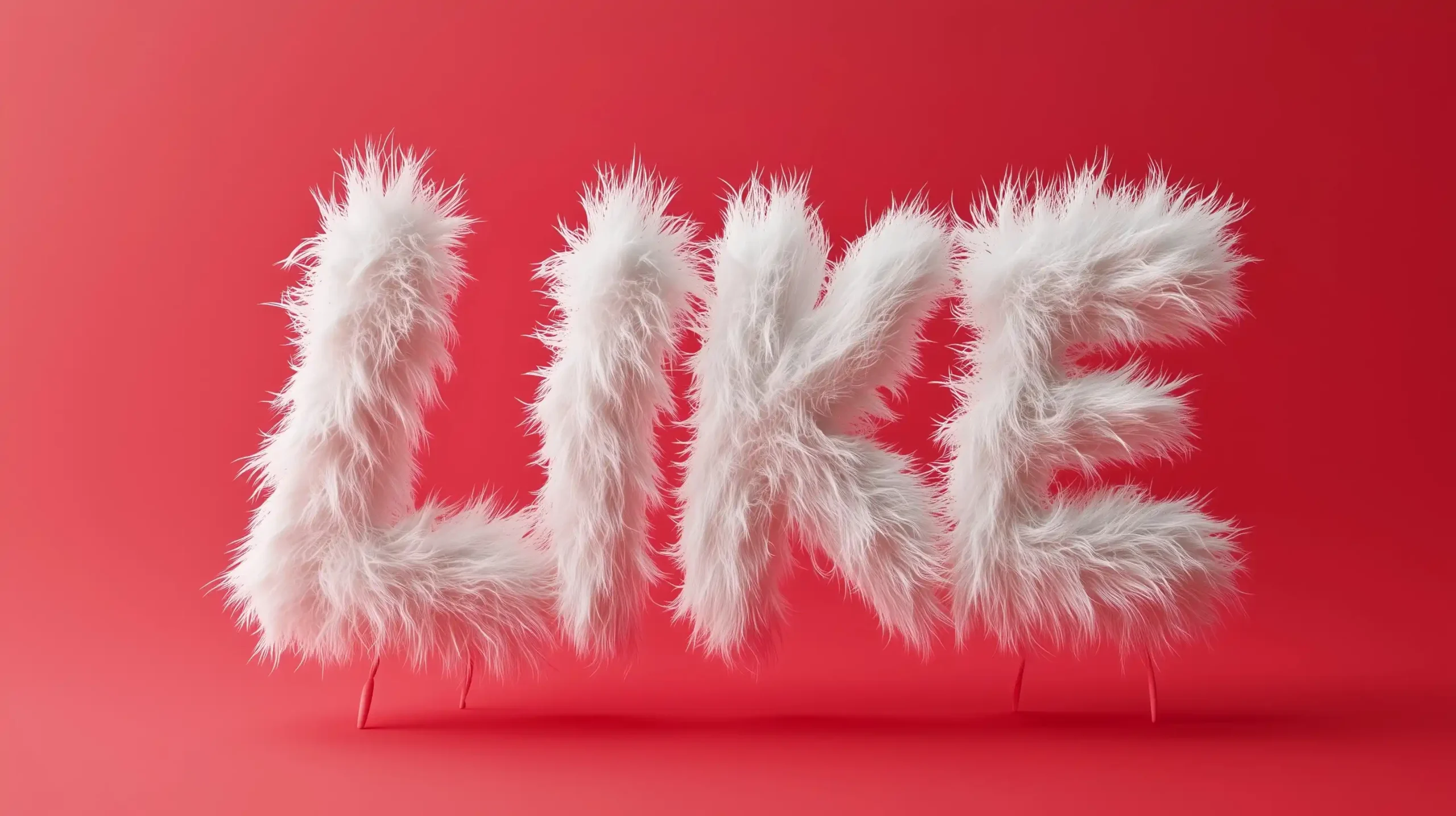 Furry LIKE Typography Design Midjourney提示词