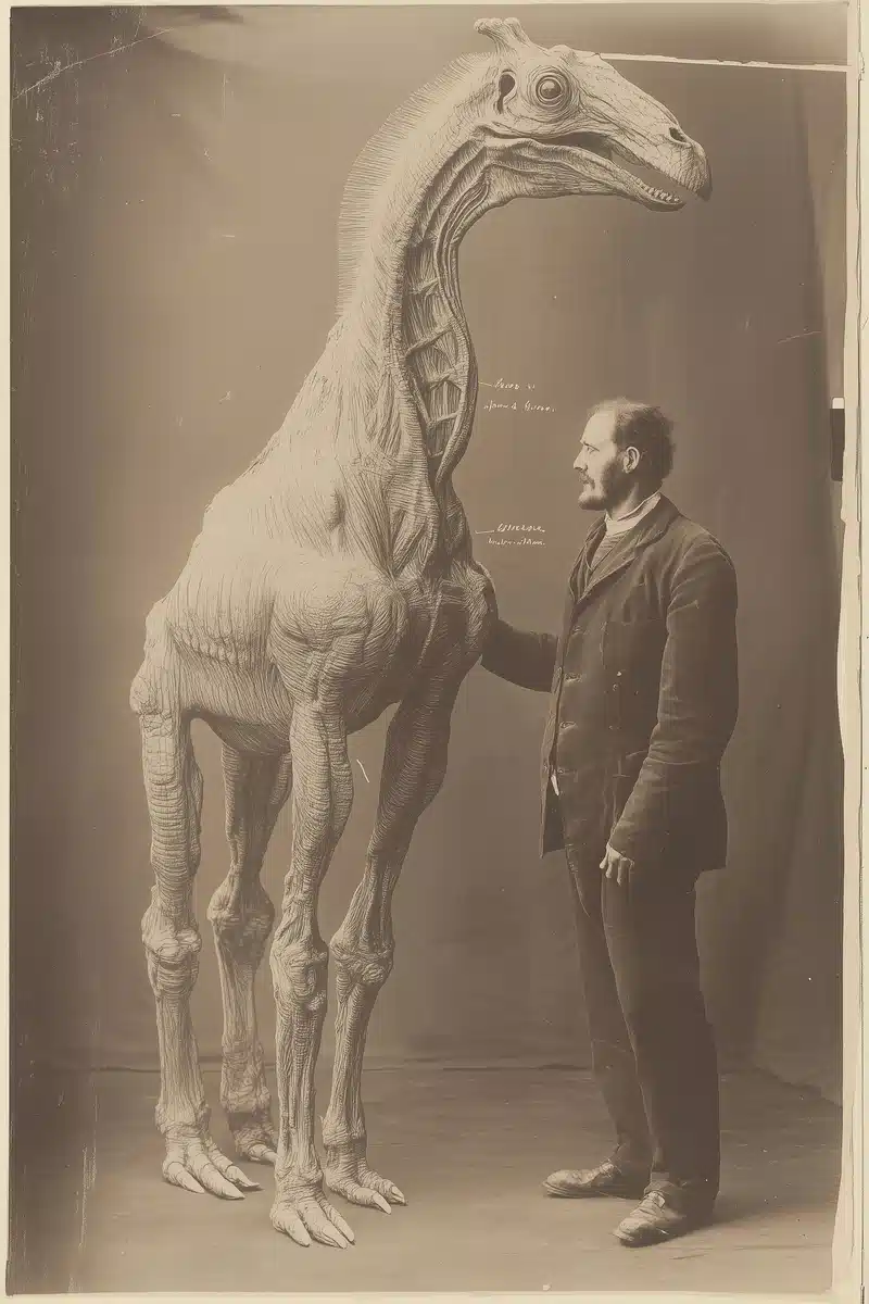 Evolutionary Stages Human to Giraffe Midjourney提示词