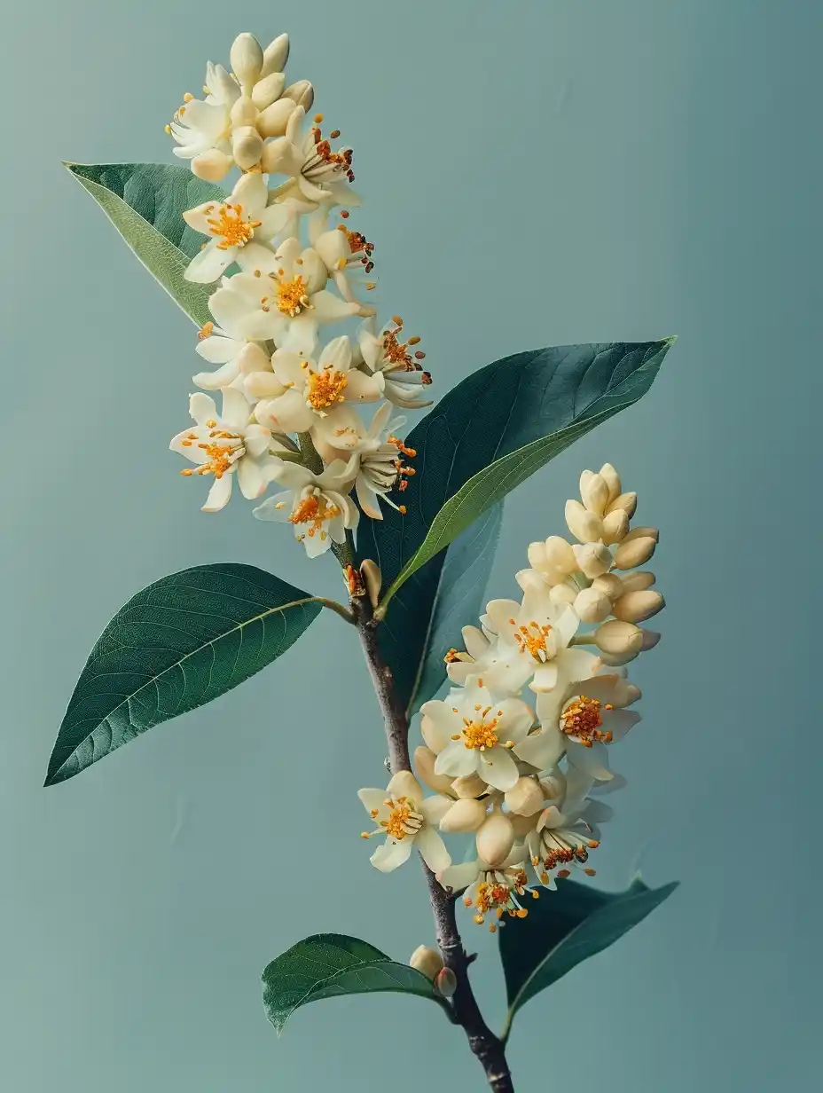 Osmanthus Fragrans Magazine Spread Midjourney提示词