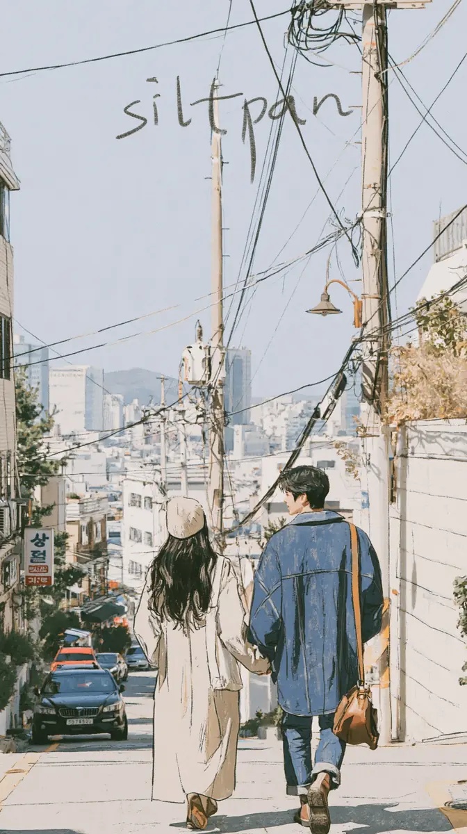 French Chic Autumn Couple Midjourney提示词